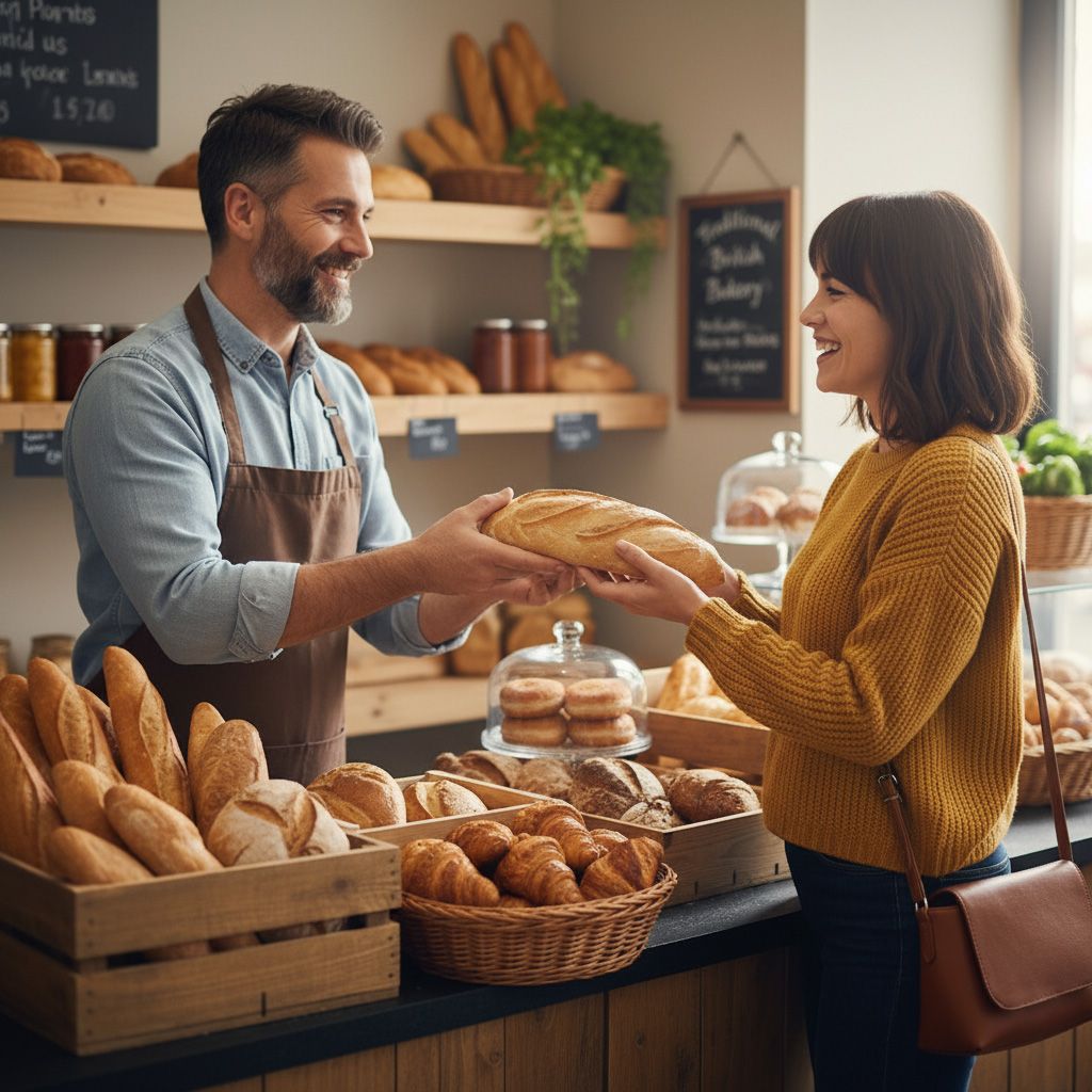 Scène de commerce de proximité